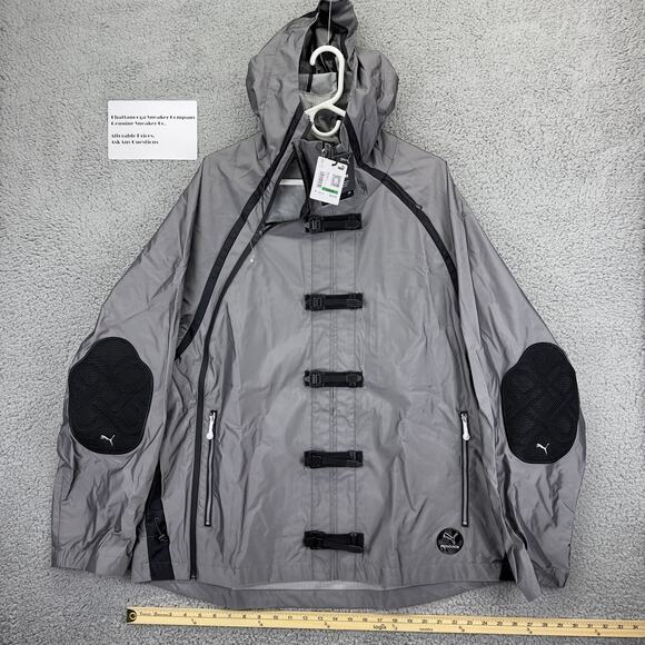 Puma x Pronounce Mens Large Silver Grey 3M Outdoor Windbreaker $340 NEW L